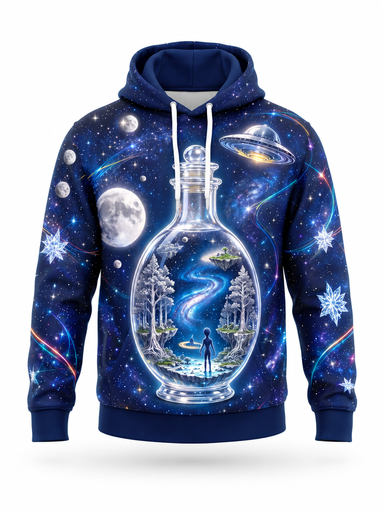 Moonlit Bottle Hoodie – front