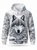 Frostbite Wolf Hoodie – front