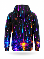 Neon Rain Hoodie – back