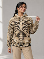 Ossuary Hoodie worn in the studio