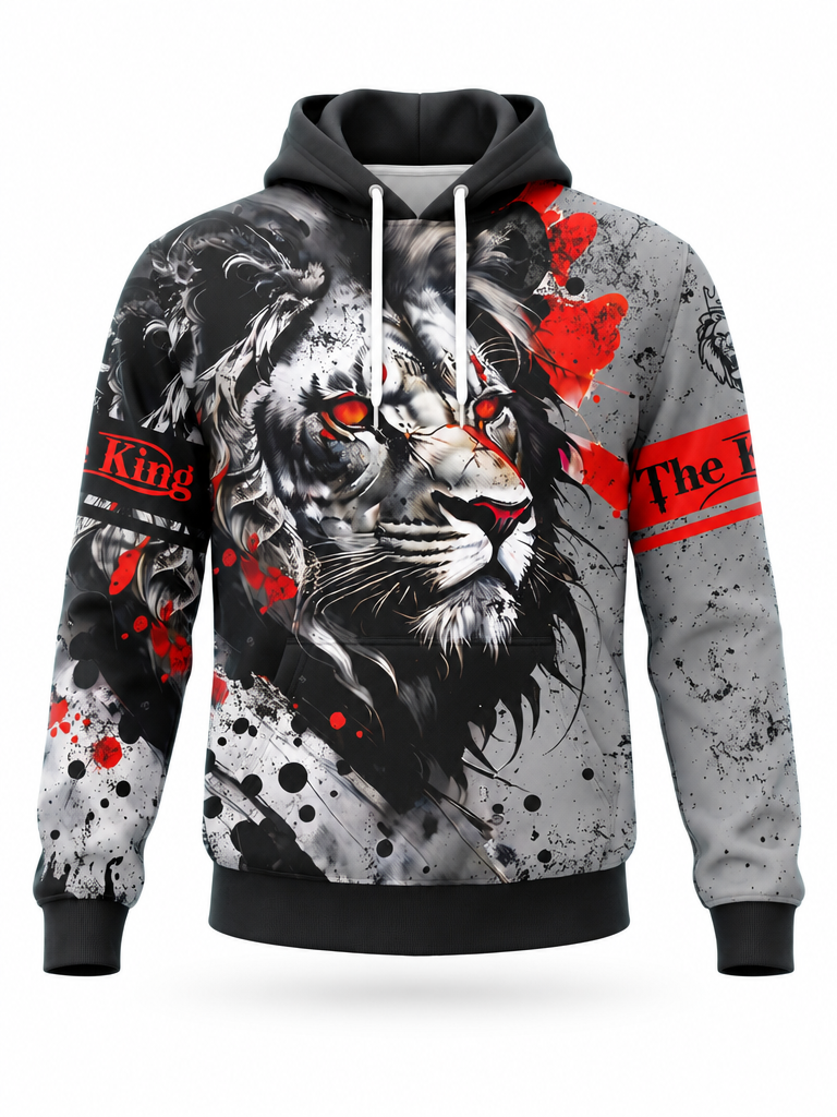 Crimson Lion Hoodie – front