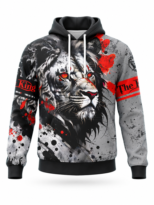 Crimson Lion Hoodie – front