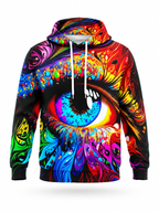 Kaleido Eye Hoodie – front