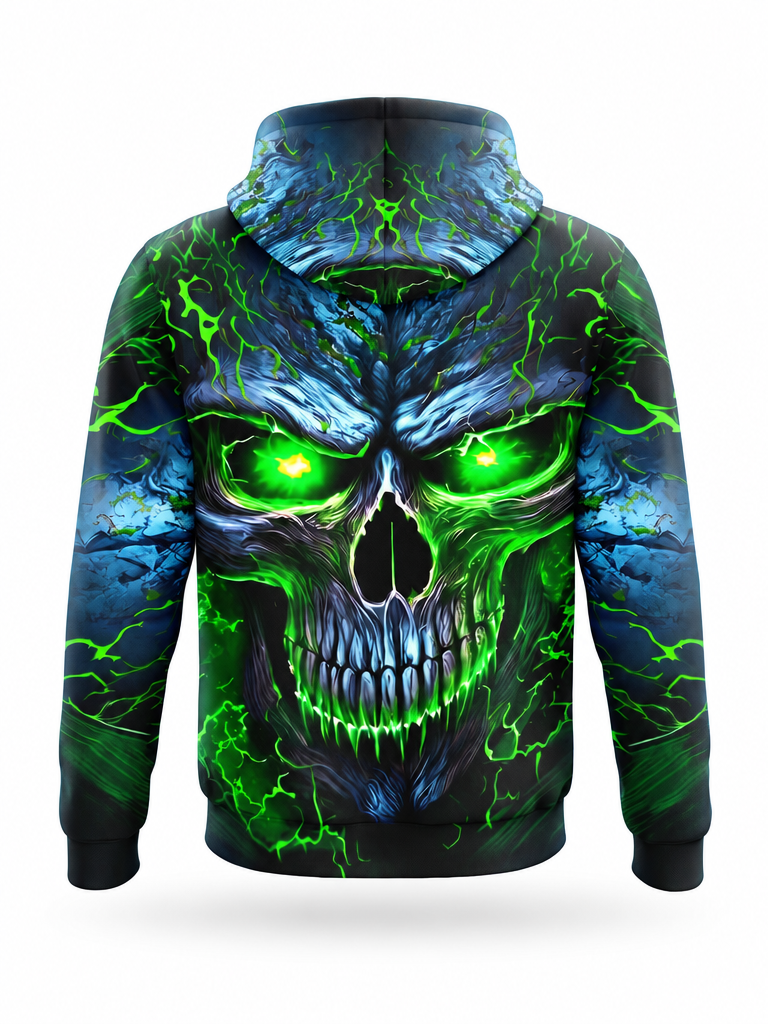 Toxic Skull Hoodie – back