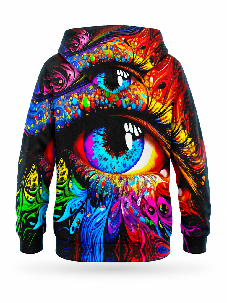 Kaleido Eye Hoodie – back