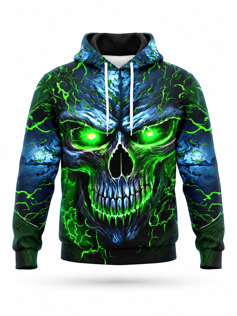 Toxic Skull Hoodie – front