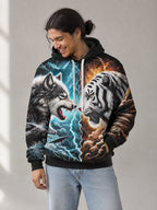 Storm Clash Hoodie worn in the studio