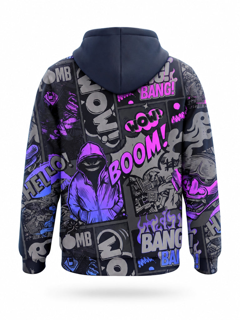 Boom Noir Hoodie – back