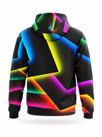 Neon Shards Hoodie – back