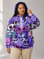 Monster Munch Hoodie worn in the studio