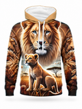 Golden Hour Lion Hoodie – front