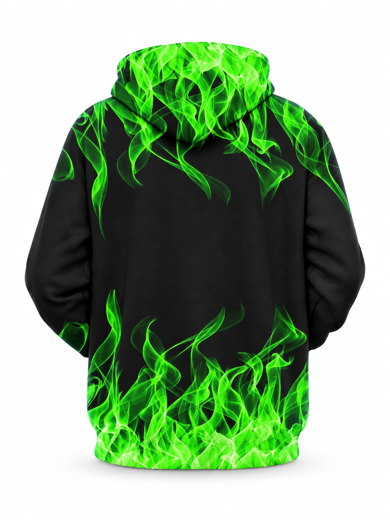 Toxic Flame Hoodie – back