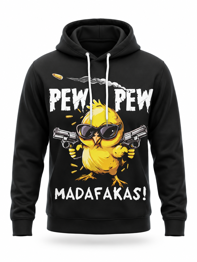 Pew Pew Hoodie – front