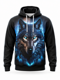 Midnight Wolf Hoodie – front