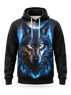 Midnight Wolf Hoodie – front
