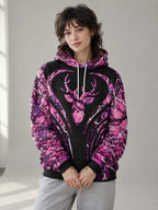 Wild Heart Hoodie worn in the studio