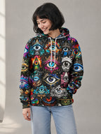 All Seeing Hoodie worn in the studio