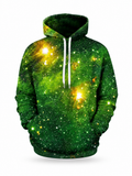 Emerald Galaxy Hoodie – front