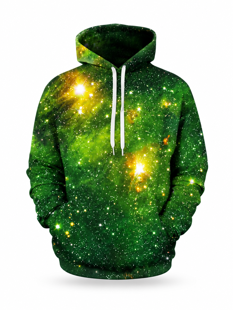 Emerald Galaxy Hoodie – front