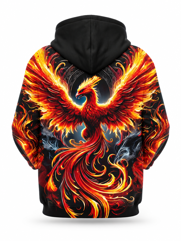 Rebirth Phoenix Hoodie – back