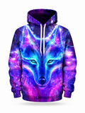 Nebula Wolf Hoodie – front